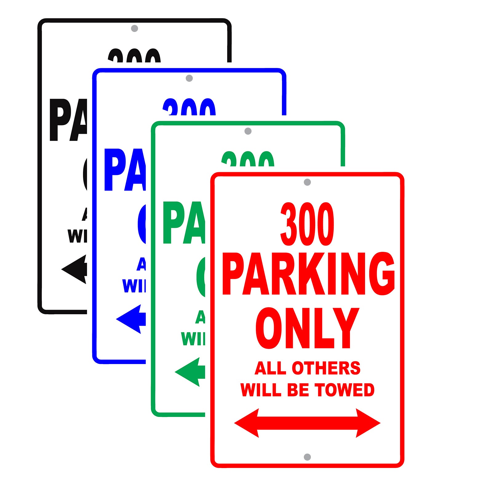 Chrysler 300 Parking Only All Others Will Be Towed Aluminum Decor Garage Sign