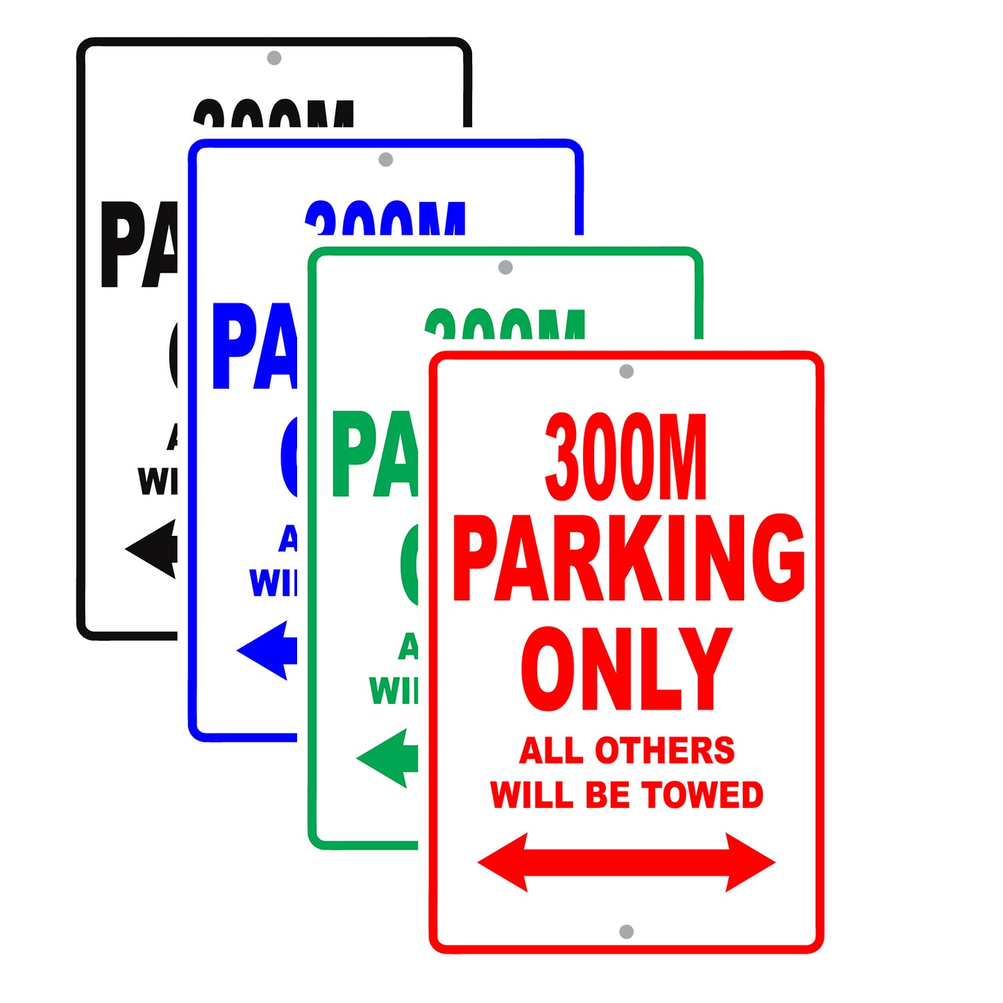 Chrysler 300M Parking Only All Others Will Be Towed Aluminum Decor Garage Sign