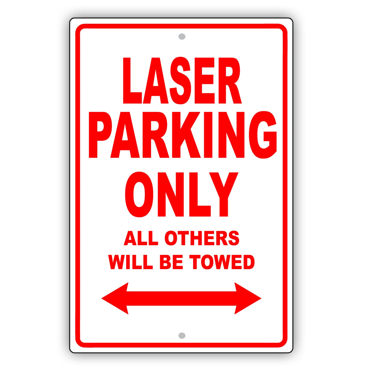 Chrysler Laser Parking Only All Others Will Be Towed Aluminum Decor Garage Sign