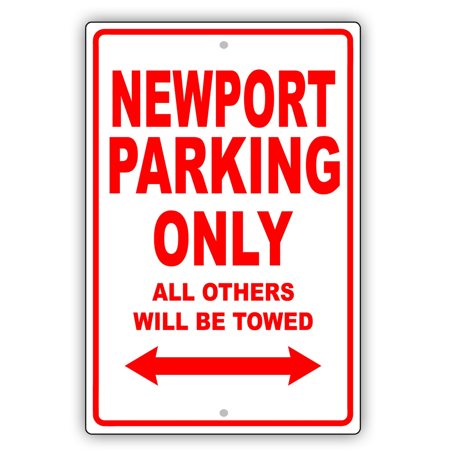 Chrysler Newport Parking Only All Others Will Be Towed Aluminum Decor Garage Sign