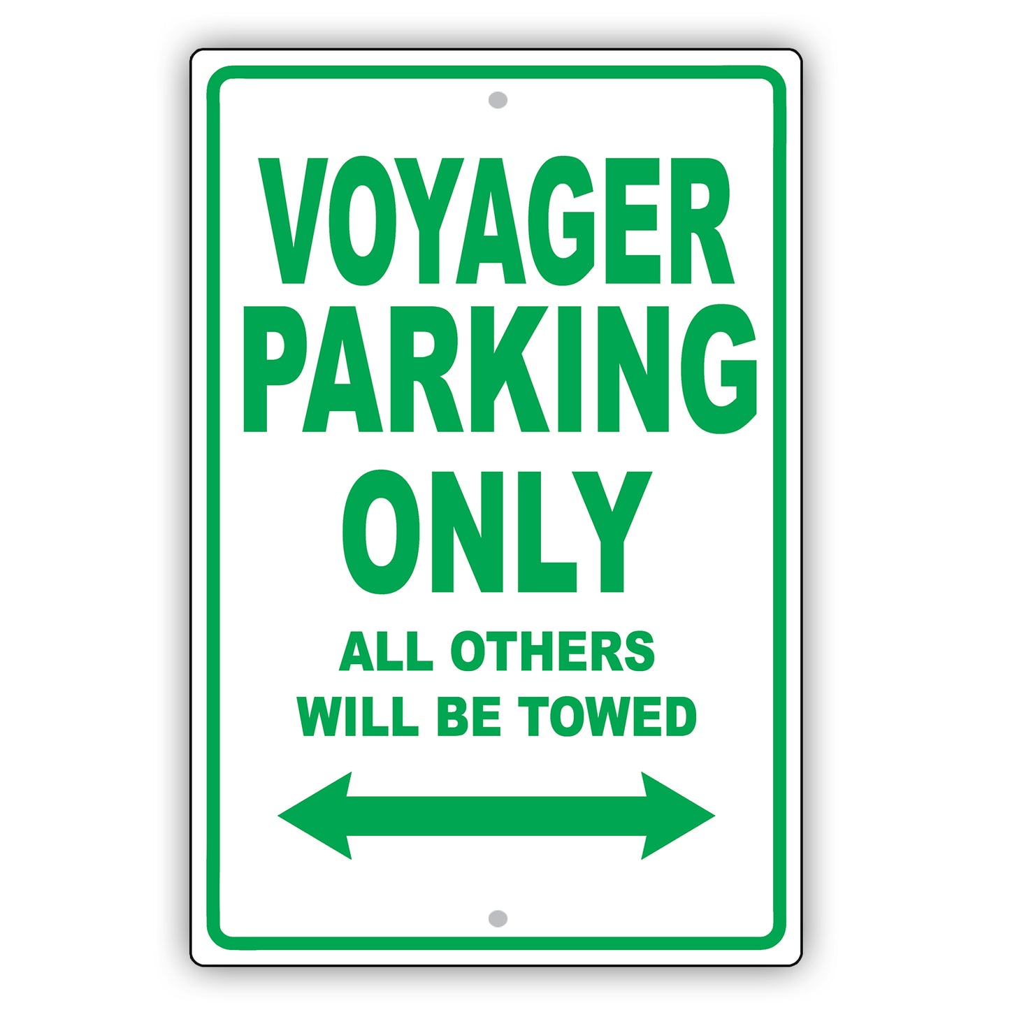 Chrysler Voyager Parking Only All Others Will Be Towed Aluminum Decor Garage Sign