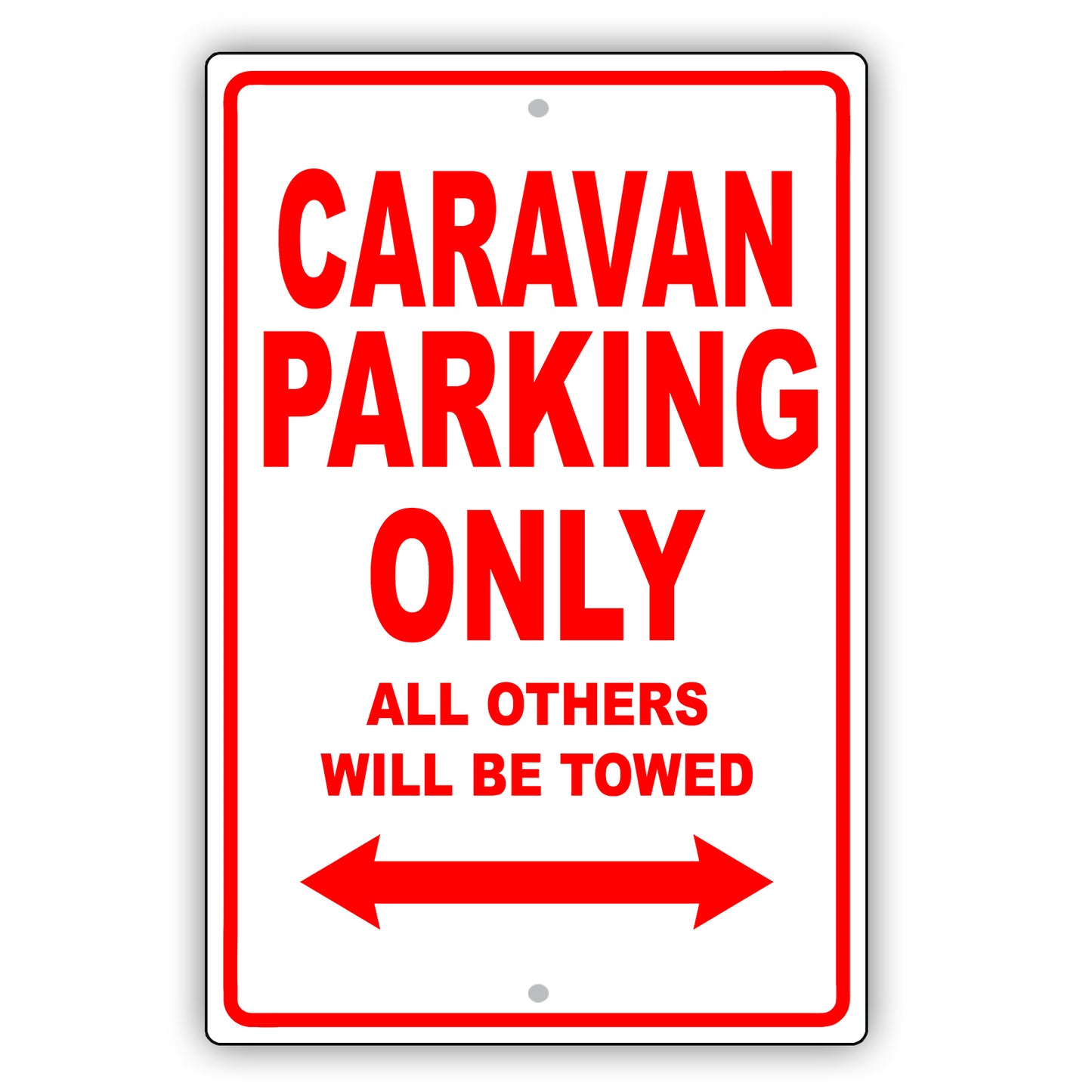Dodge Caravan Parking Only All Others Will Be Towed Aluminum Decor Garage Sign