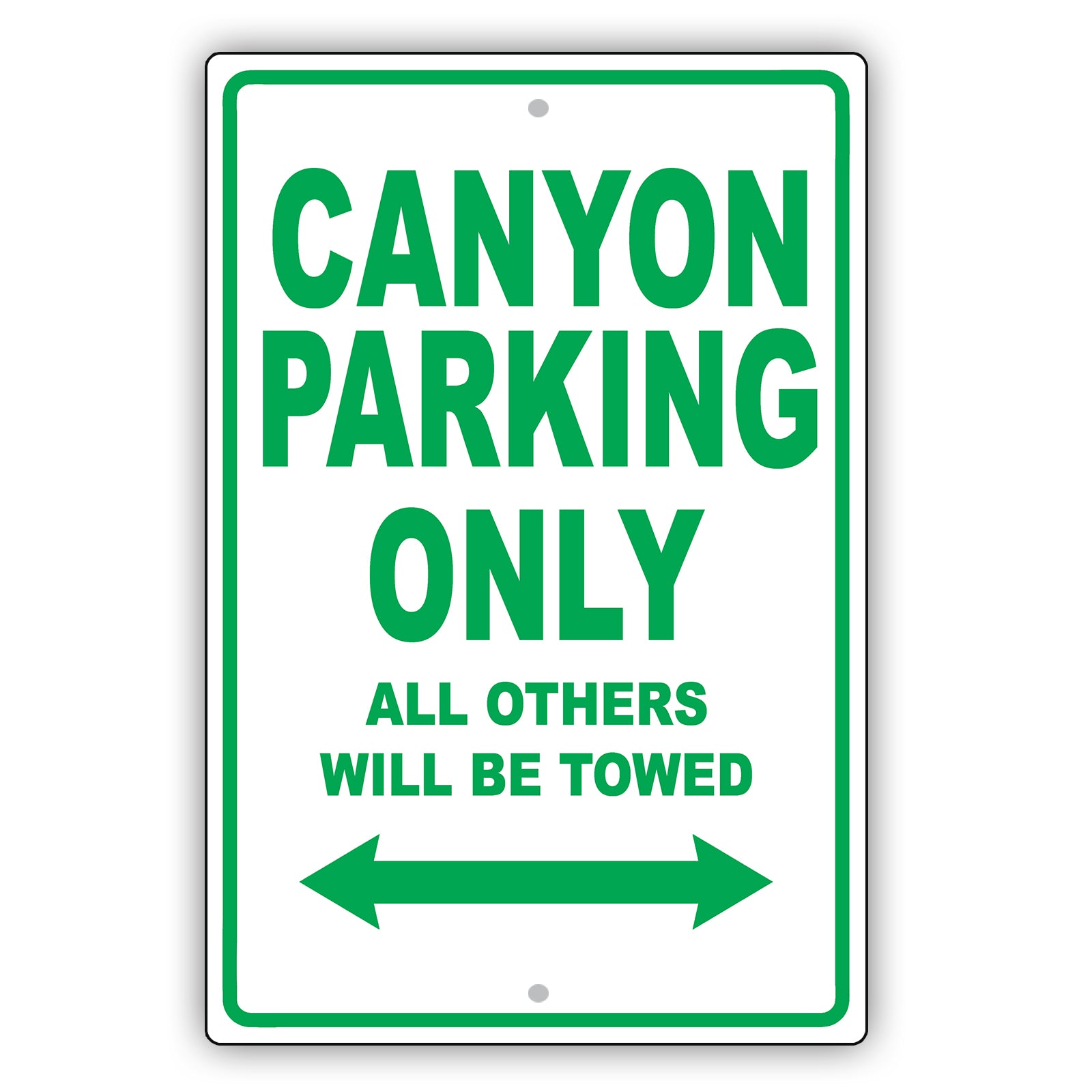Gmc Canyon Parking Only All Others Will Be Towed Aluminum Decor Garage Sign