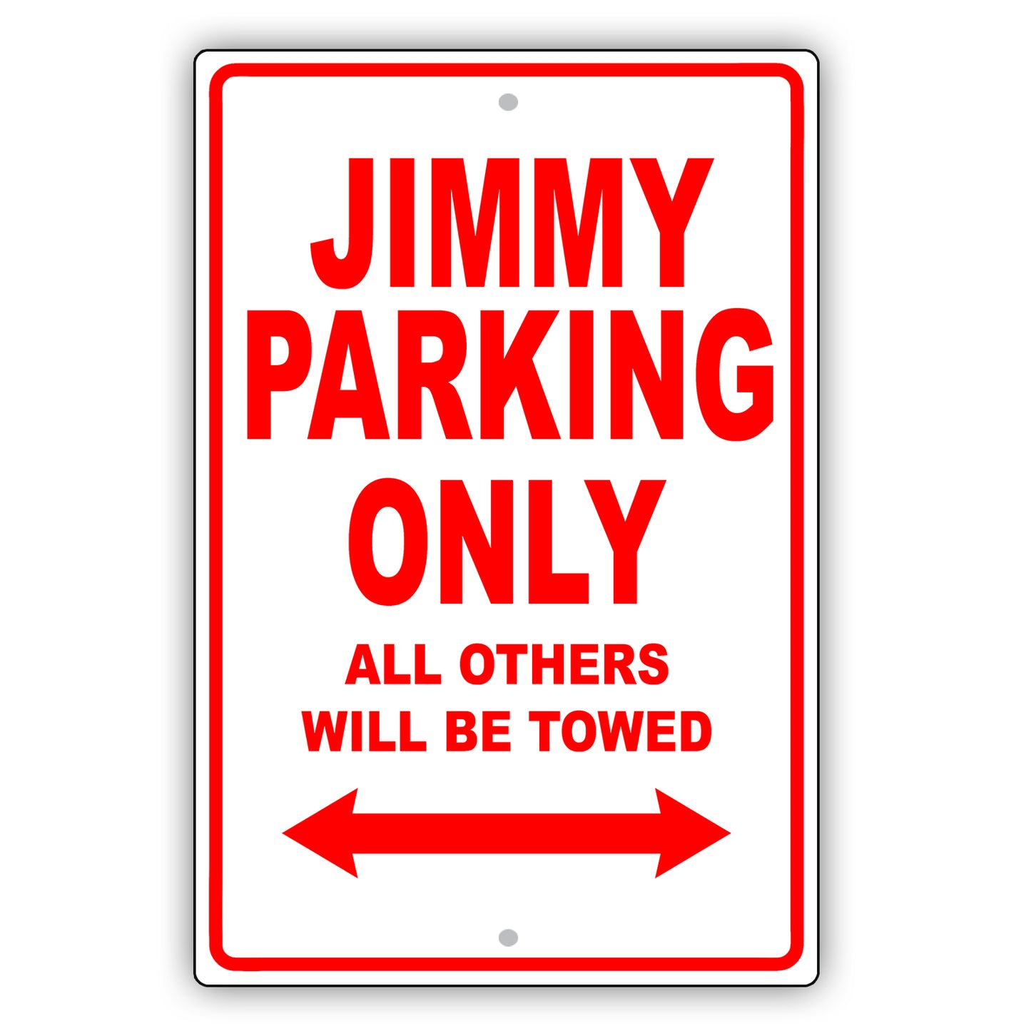Gmc Jimmy Parking Only All Others Will Be Towed Aluminum Decor Garage Sign