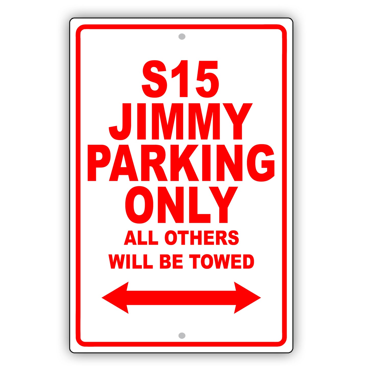 Gmc S15 Jimmy Parking Only All Others Will Be Towed Aluminum Decor Garage Sign