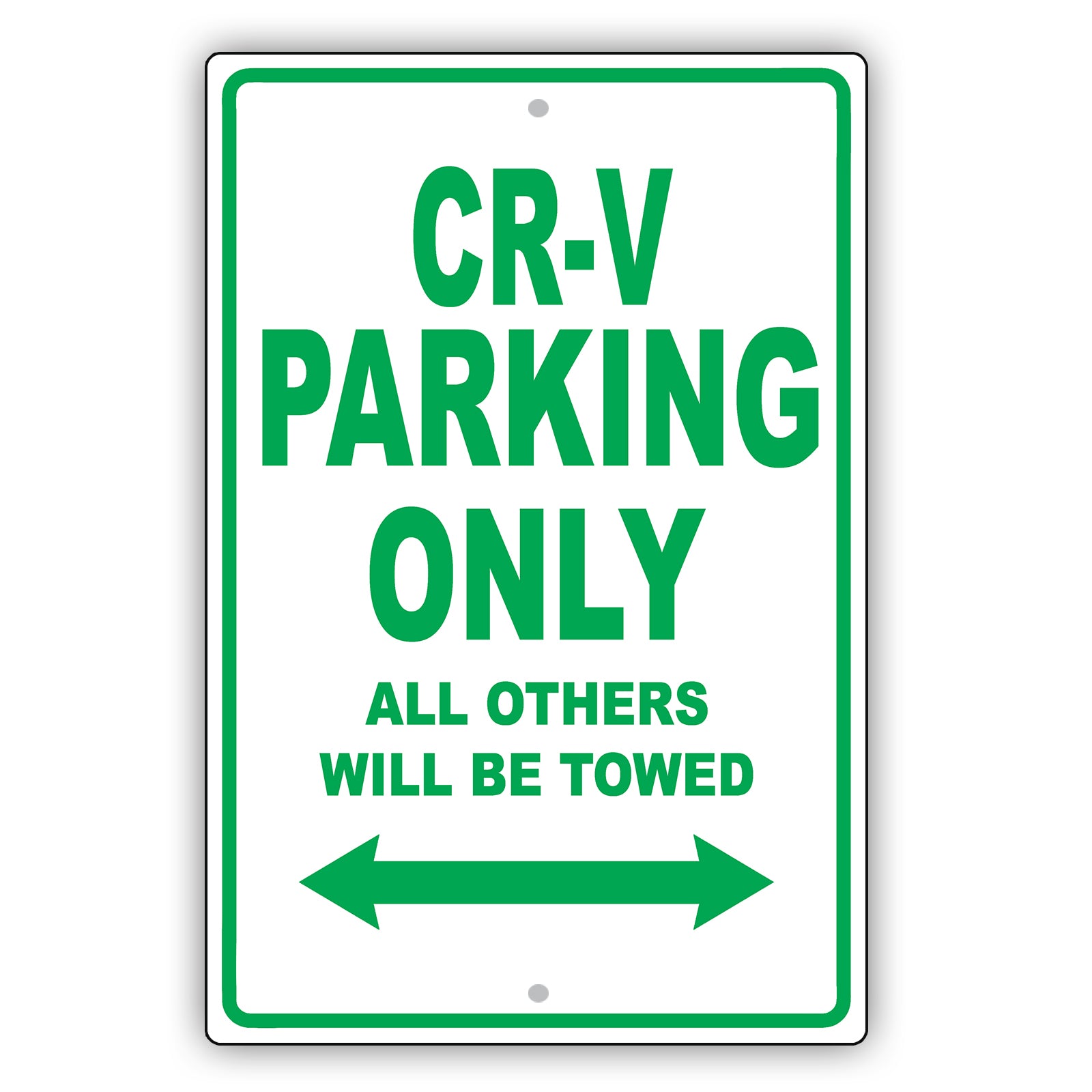 Honda Cr v Parking Only All Others Will Be Towed Aluminum Decor Garage Sign