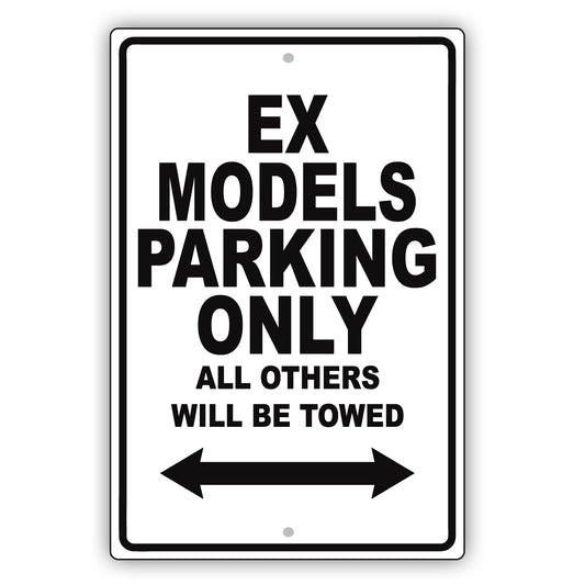 Infiniti Ex Models Parking Only All Others Will Be Towed Aluminum Decor Garage Sign