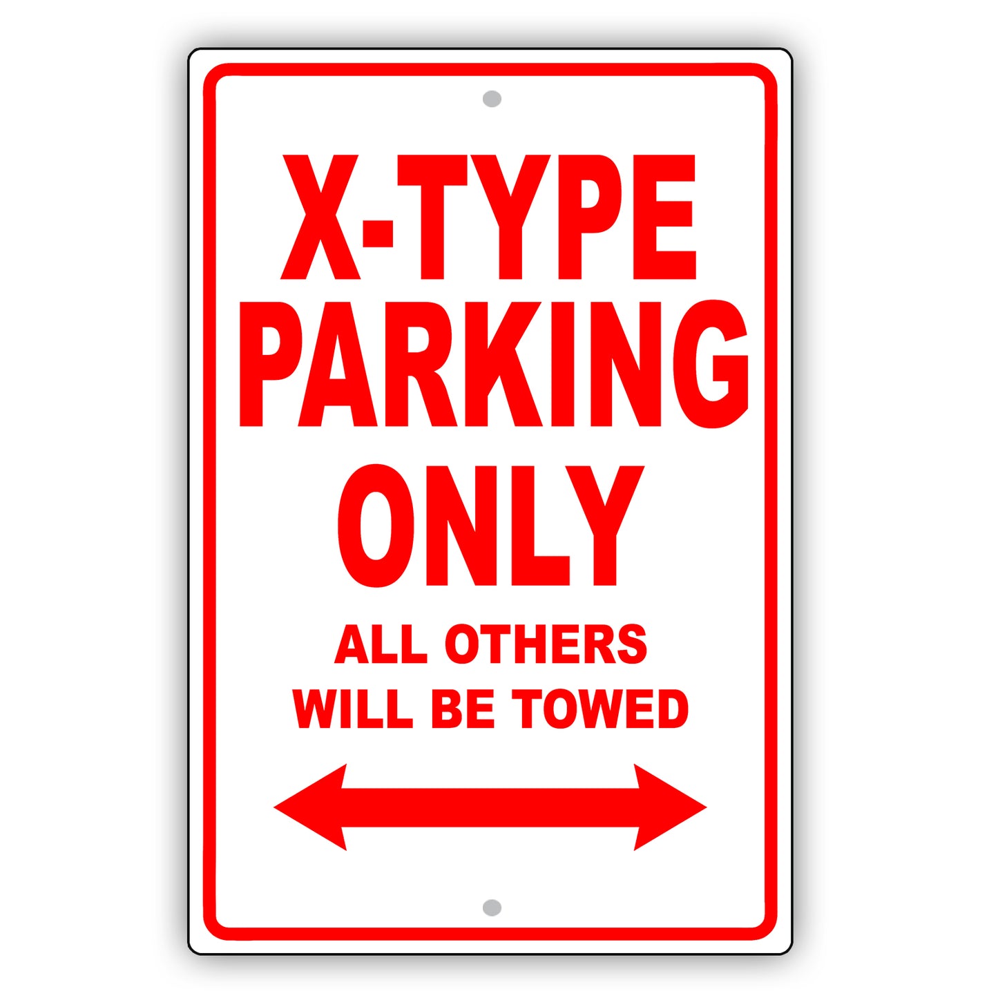 Jaguar X Type Parking Only All Others Will Be Towed Aluminum Decor Garage Sign