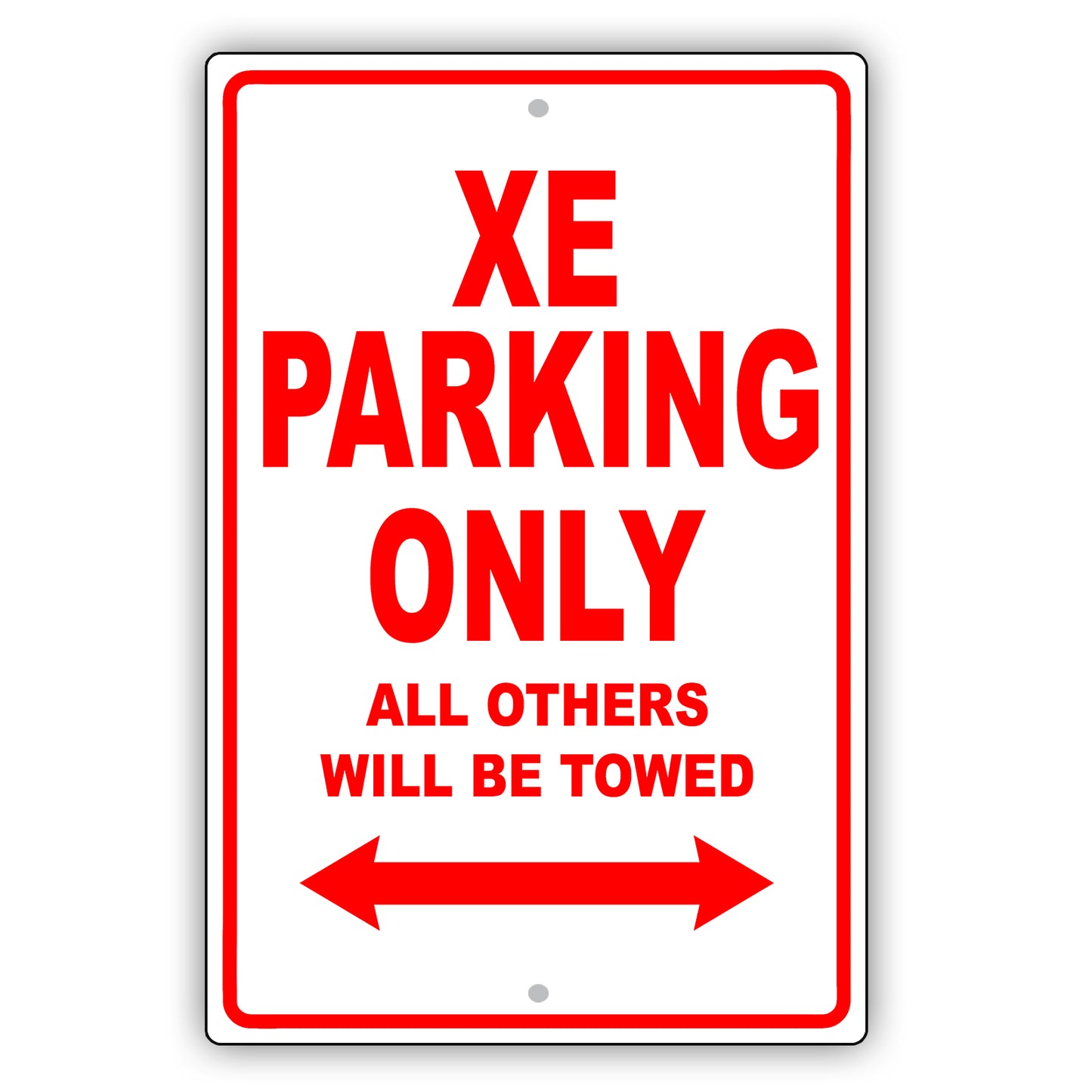 Jaguar Xe Parking Only All Others Will Be Towed Aluminum Decor Garage Sign