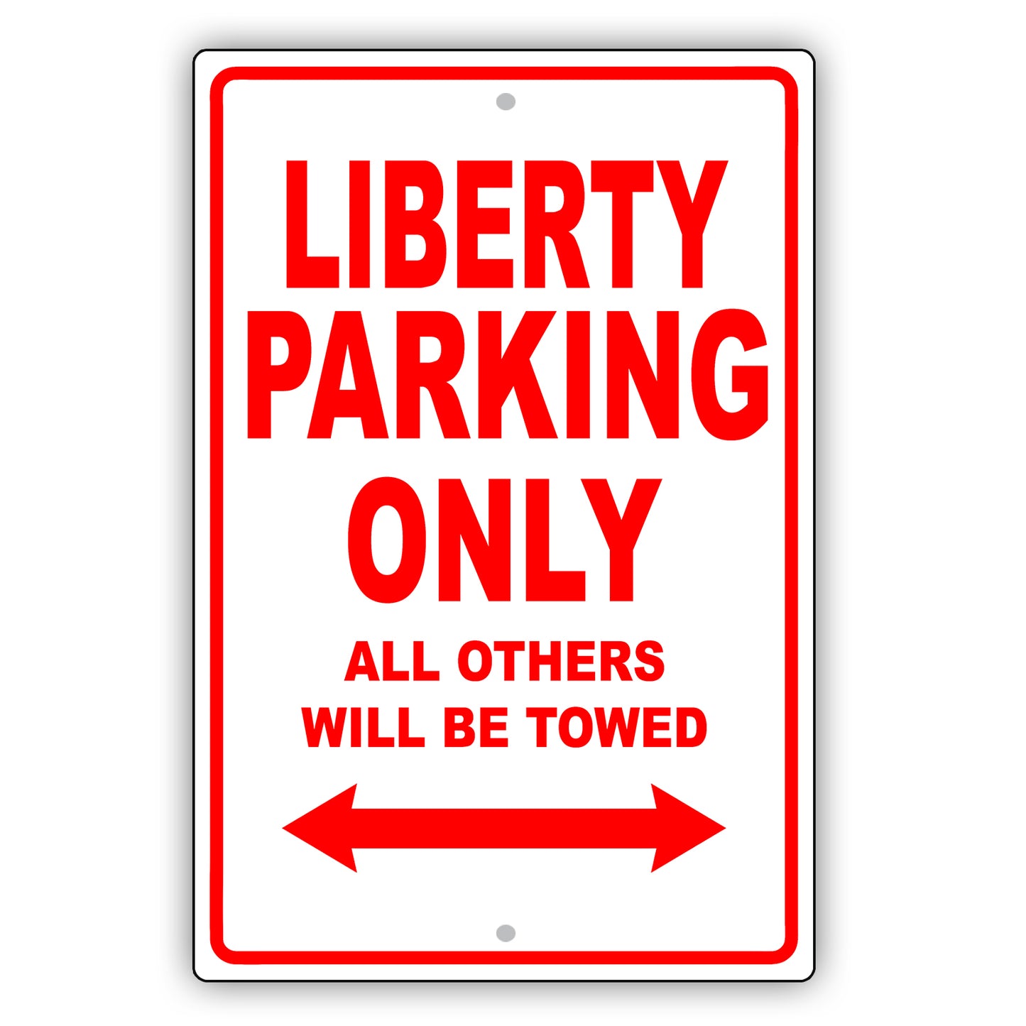 Jeep Liberty Parking Only All Others Will Be Towed Aluminum Decor Garage Sign