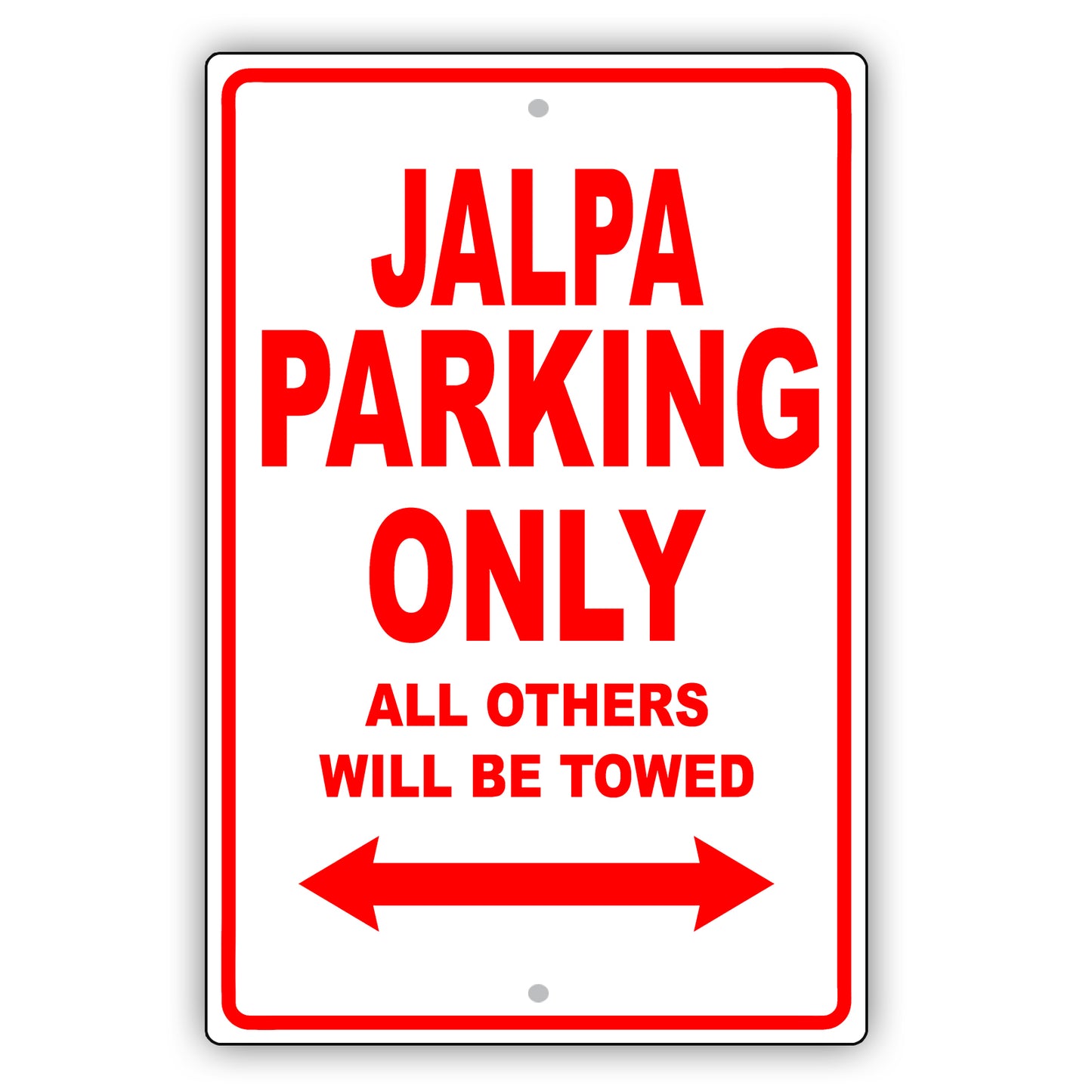 Lamborghini Jalpa Parking Only All Others Will Be Towed Aluminum Decor Garage Sign
