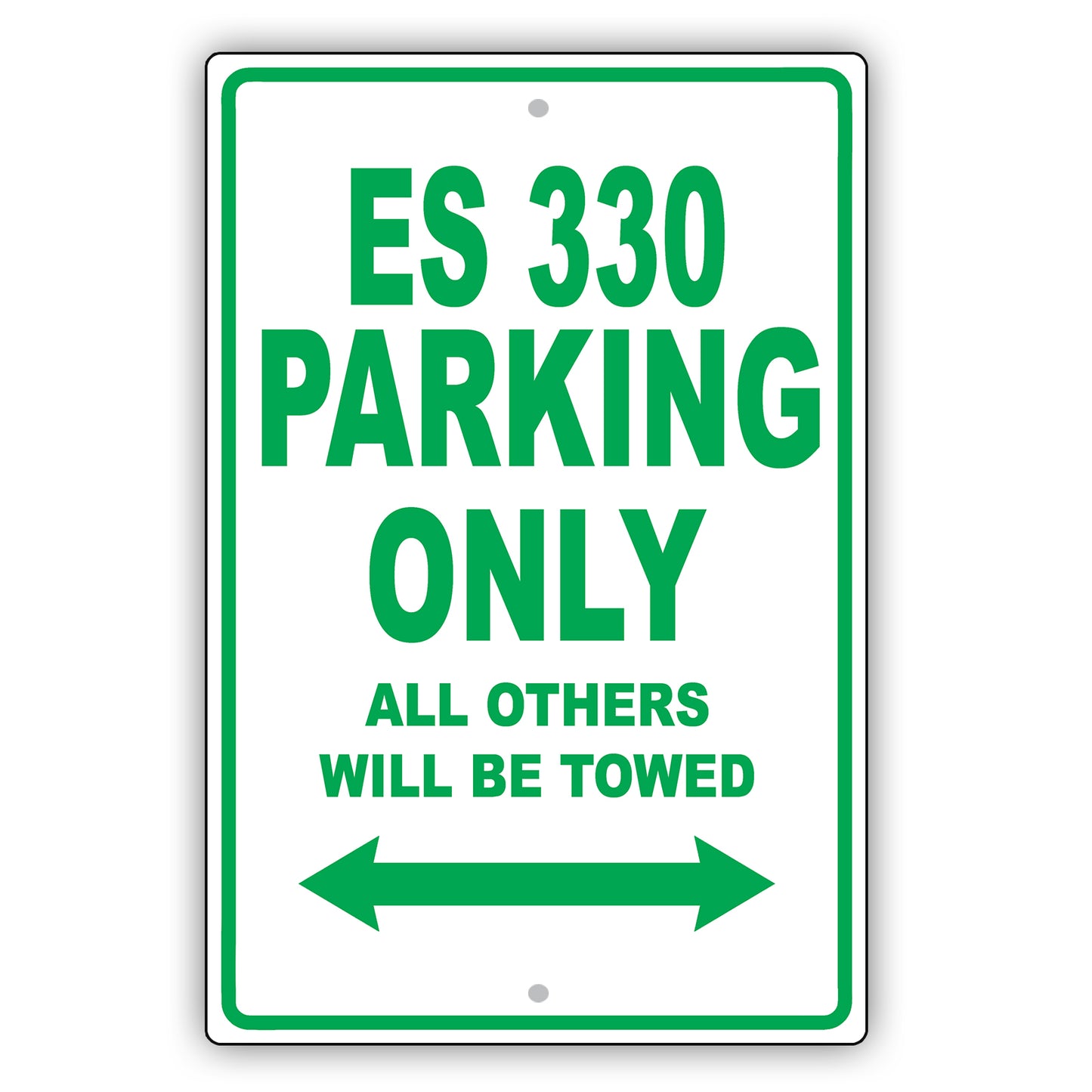 Lexus Es 330 Parking Only All Others Will Be Towed Aluminum Decor Garage Sign