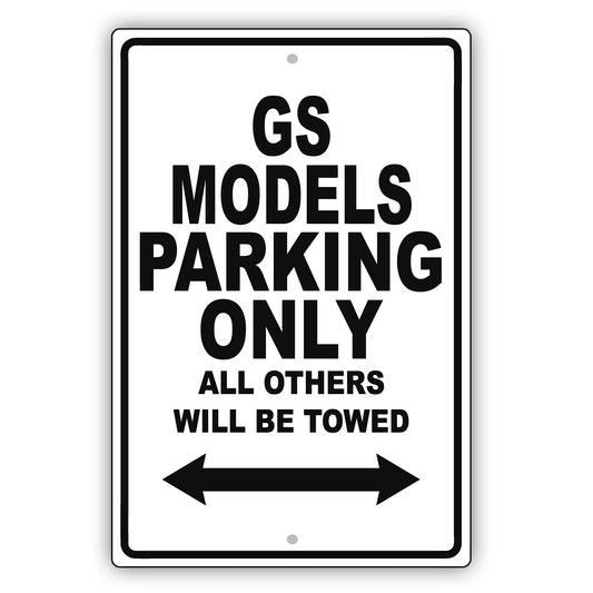 Lexus Gs Models Parking Only All Others Will Be Towed Aluminum Decor Garage Sign