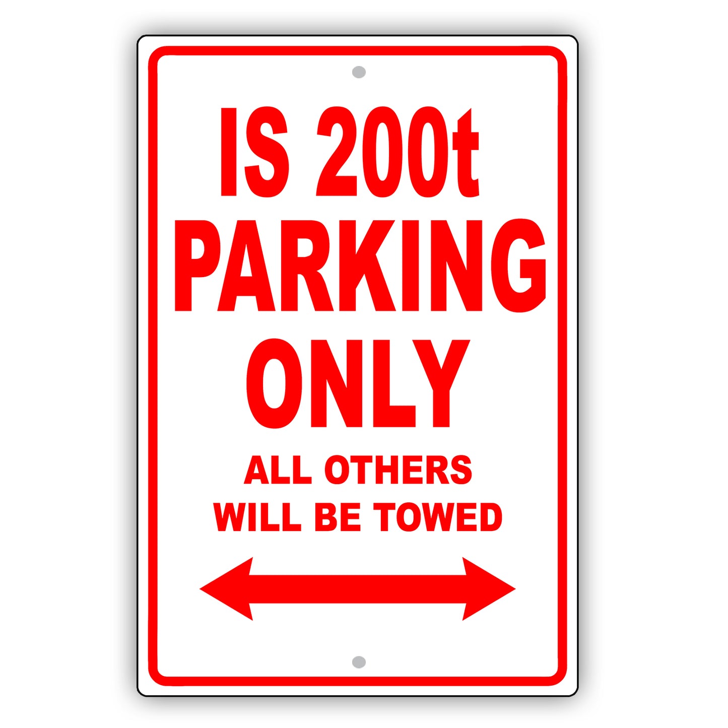 Lexus Is 200t Parking Only All Others Will Be Towed Aluminum Decor Garage Sign