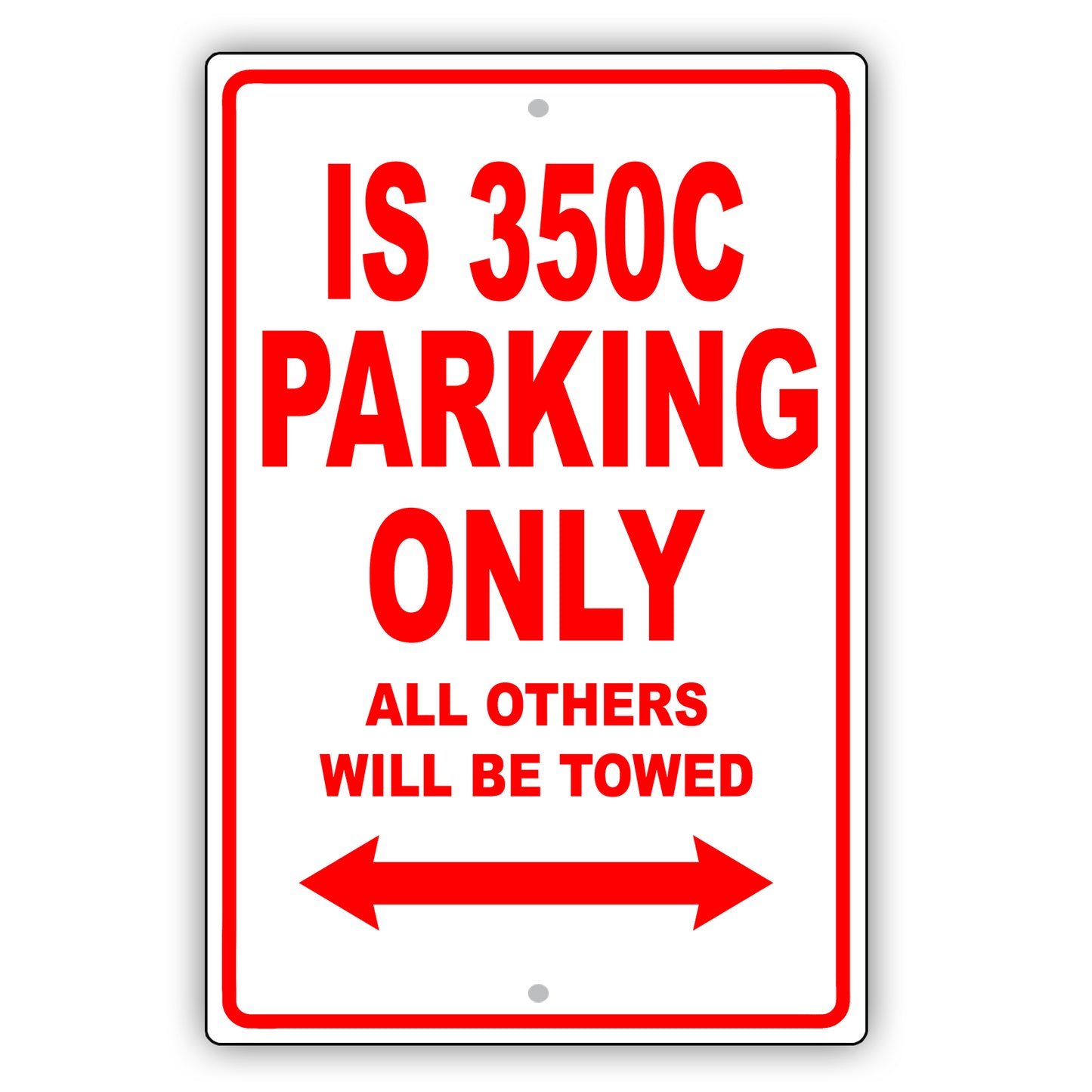 Lexus Is 350c Parking Only All Others Will Be Towed Aluminum Decor Garage Sign