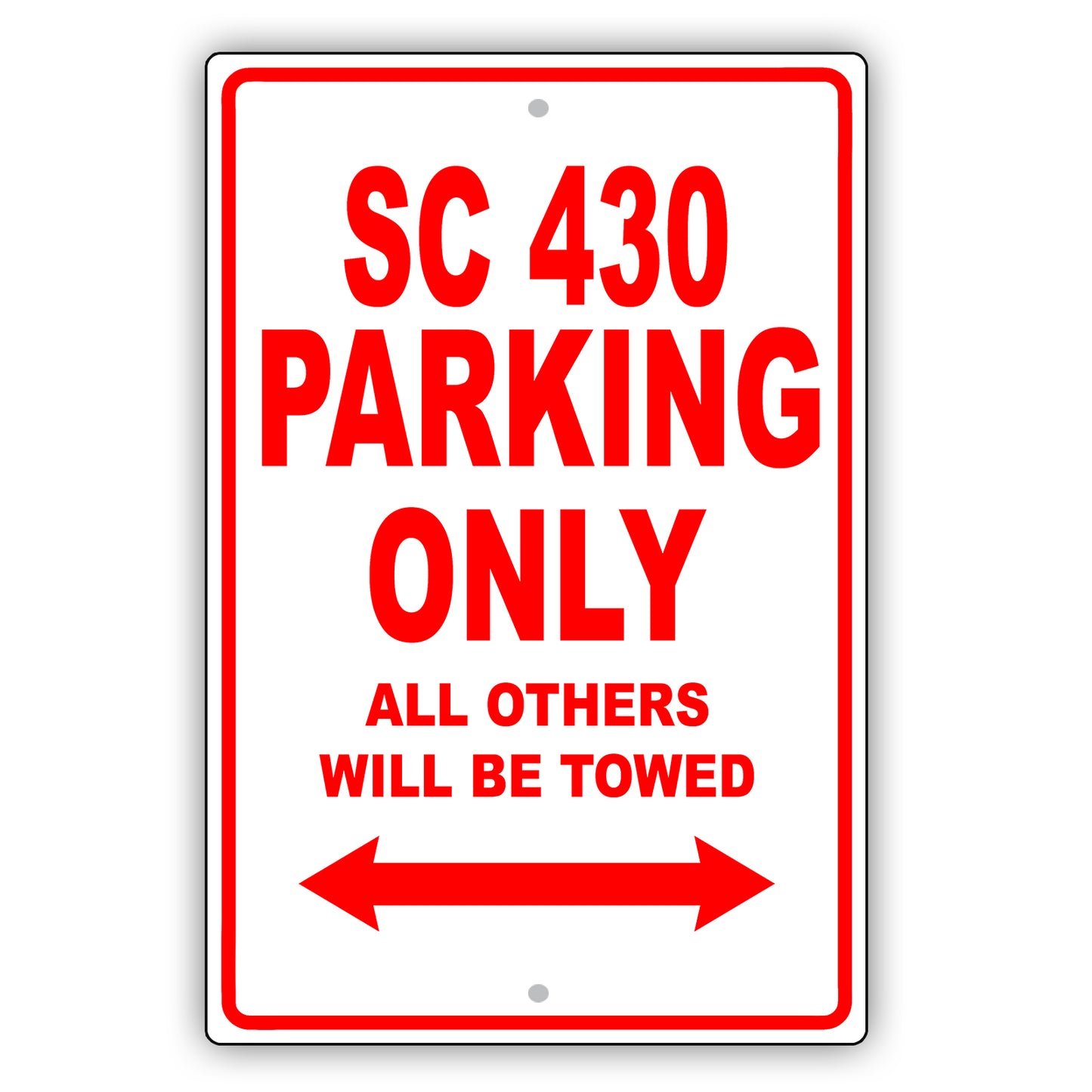 Lexus Sc 430 Parking Only All Others Will Be Towed Aluminum Decor Garage Sign