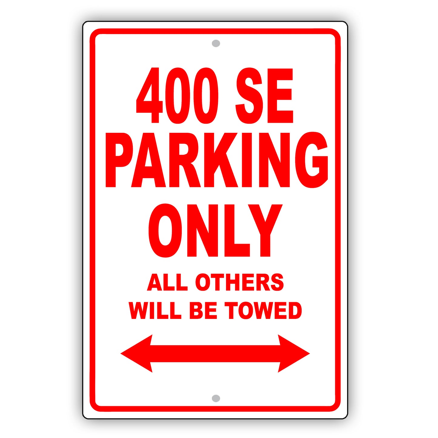 Mercedes Benz 400 Se Parking Only All Others Will Be Towed Aluminum Decor Garage Sign