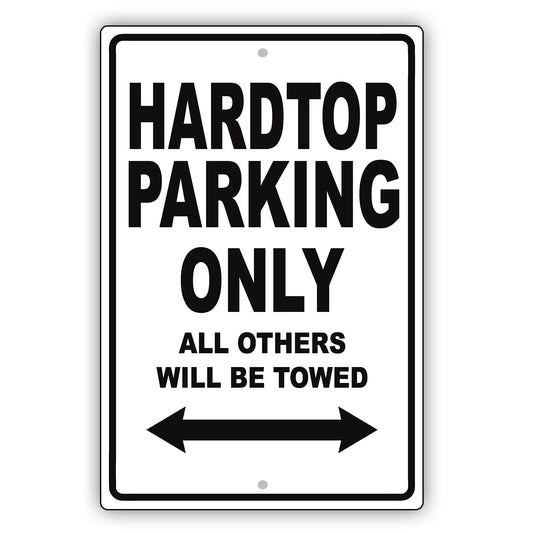 Mini Hardtop Parking Only All Others Will Be Towed Aluminum Decor Garage Sign