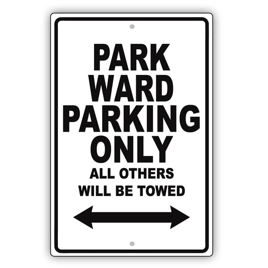 Rolls Royce Park Ward Parking Only Others Will Be Towed Aluminum Decor Garage Sign