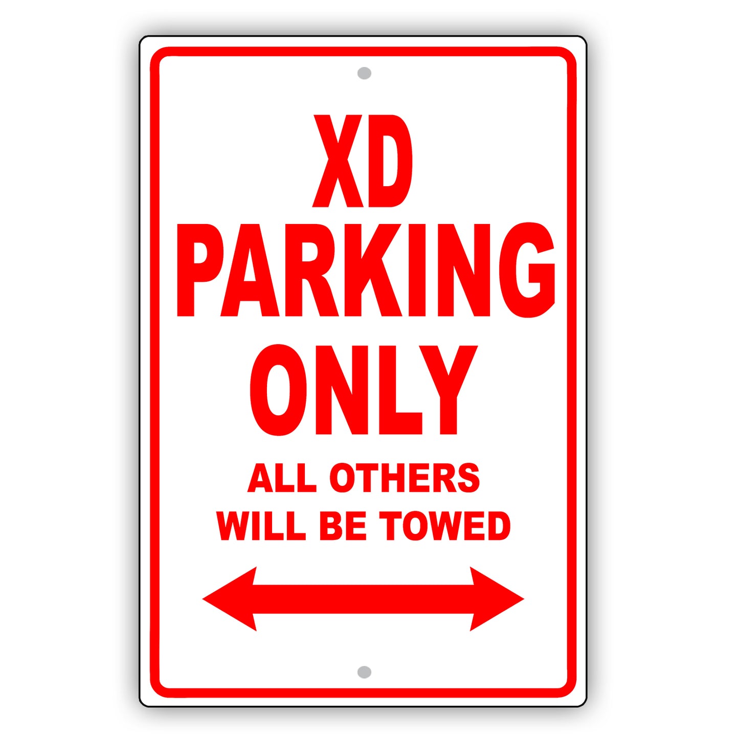 Scion Xd Parking Only All Others Will Be Towed Aluminum Decor Garage Sign
