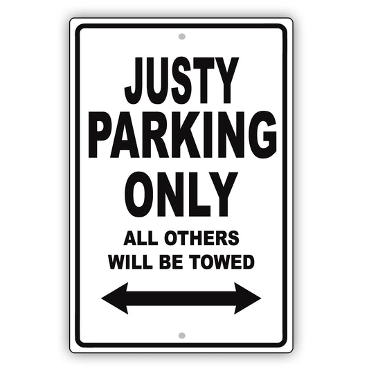 Subaru Justy Parking Only All Others Will Be Towed Aluminum Decor Garage Sign
