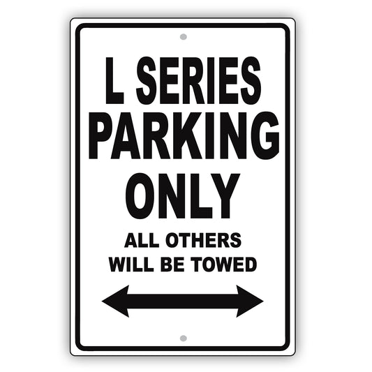 Subaru L Series Parking Only All Others Will Be Towed Aluminum Decor Garage Sign