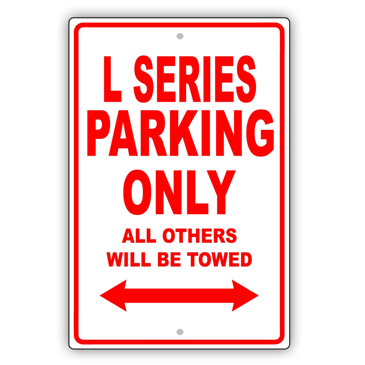 Subaru L Series Parking Only All Others Will Be Towed Aluminum Decor Garage Sign