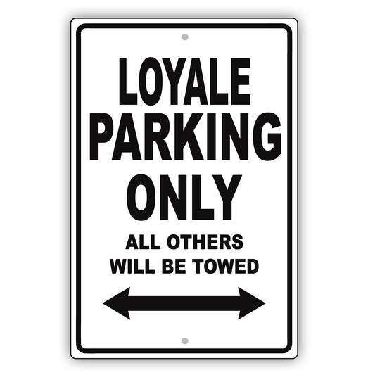 Subaru Loyale Parking Only All Others Will Be Towed Aluminum Decor Garage Sign
