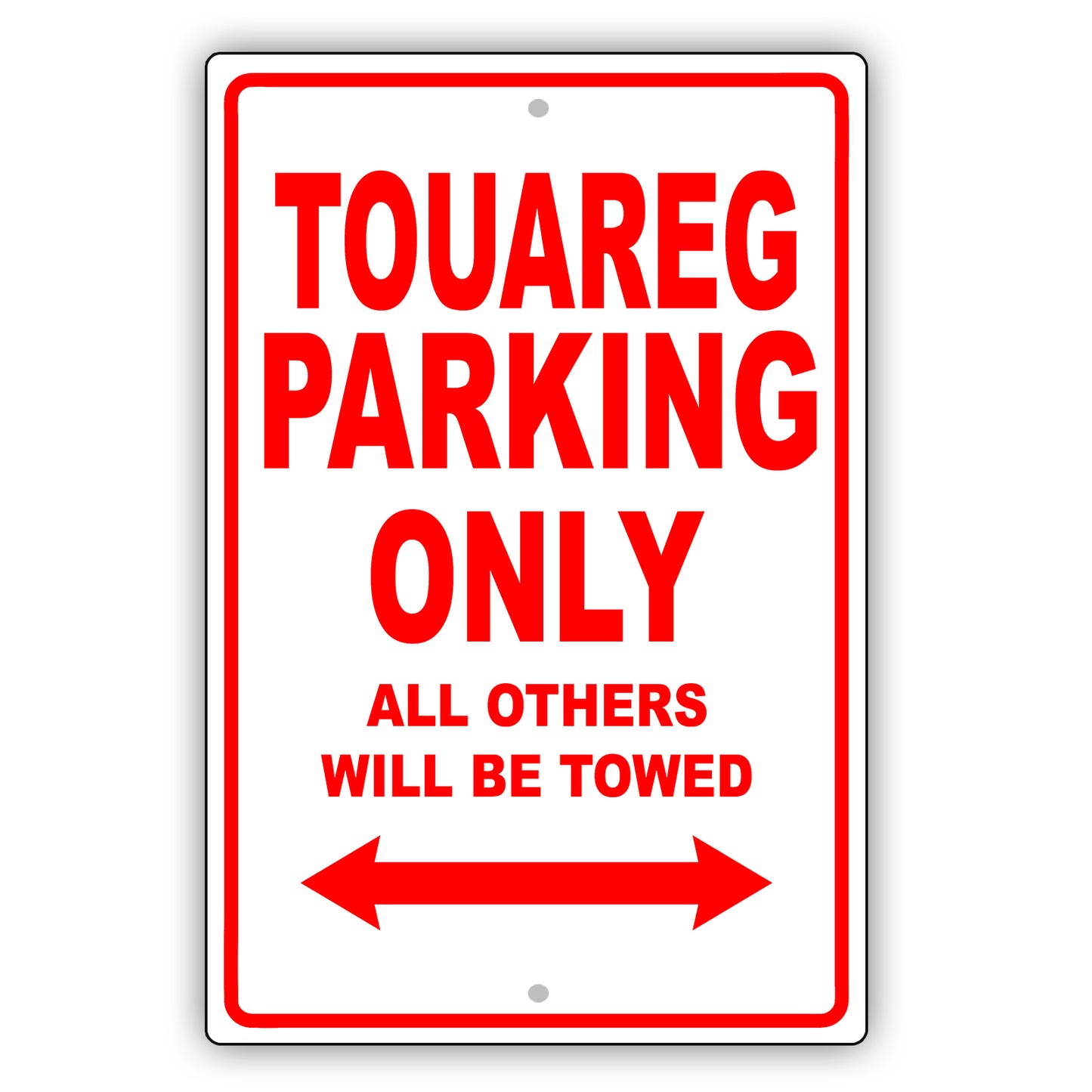 Volkswagen Touareg Parking Only All Others Will Be Towed Aluminum Decor Garage Sign