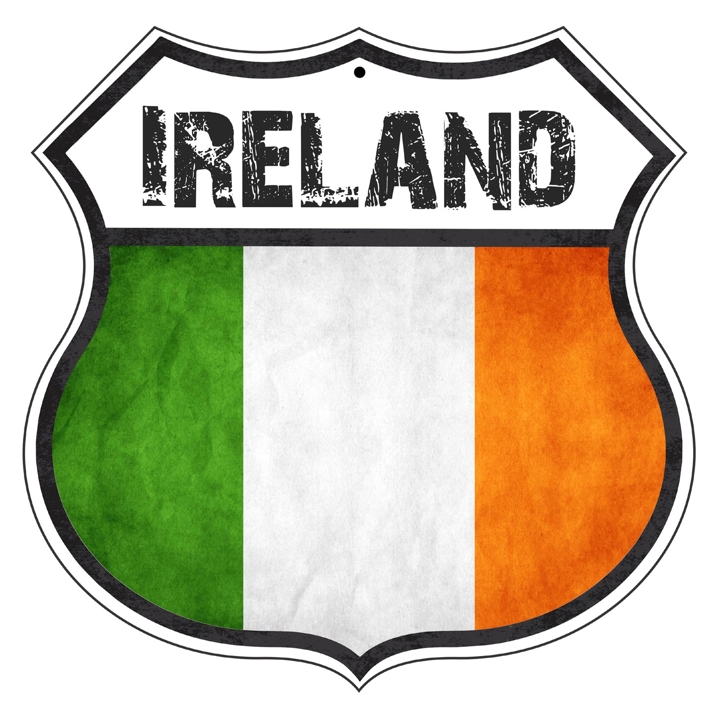 Ireland Flag Shield Sign