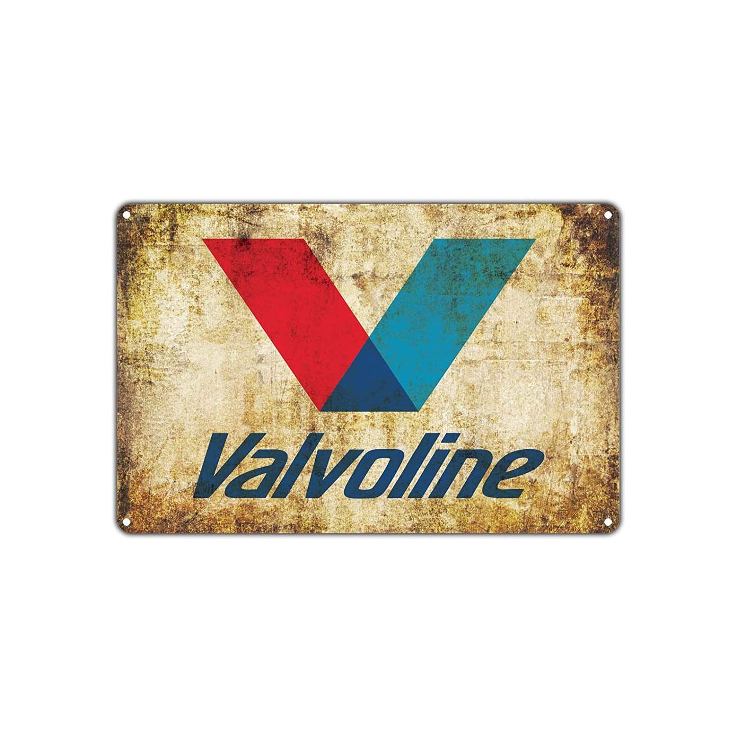 Valvoline Engine Oil Cleaners Products Gas Station Vintage Retro Wall Decor Art Shop Bar Aluminum