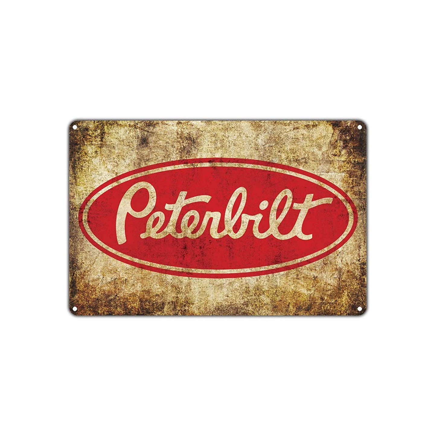 Peterbilt Retro Vintage Mechanic Auto Truck Stop Cab Trucker Garage Shop Retro Garage Aluminum