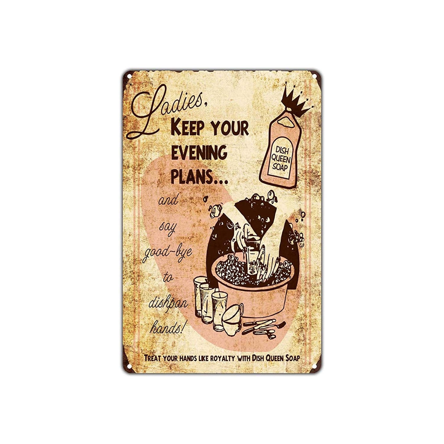 Ladies Keep Your Evening Plans Treat Your Hands Like Royalty With Dish Queen Soap Aluminum