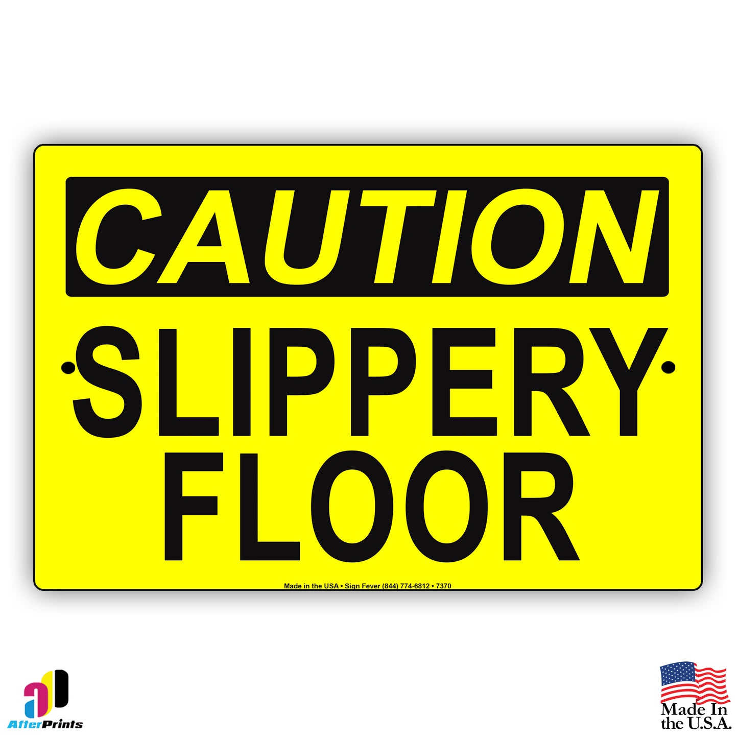 Caution Slippery Floor Sign