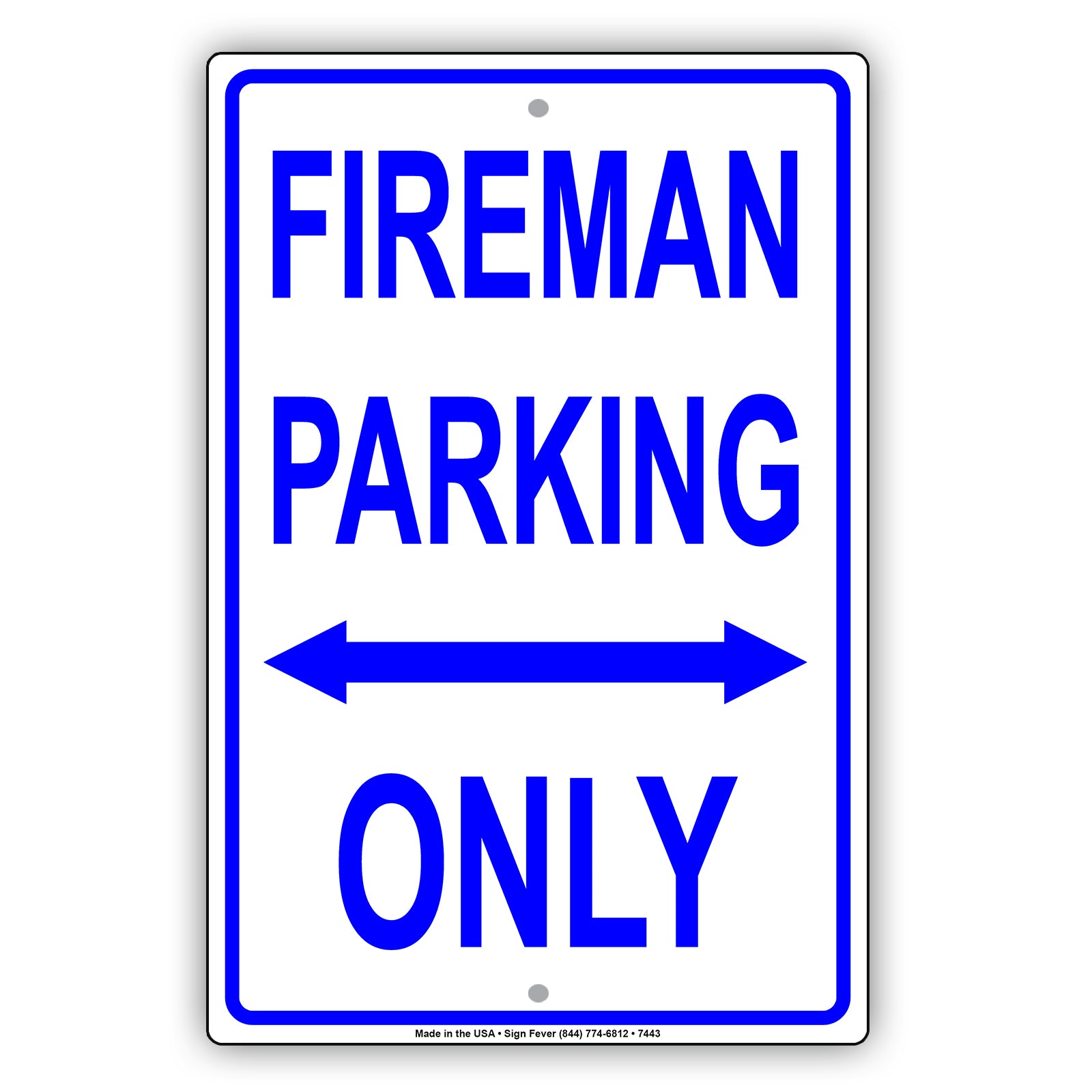 Fireman Parking Only All Others Will Be Towed Novelty Rescue Squad Emergency Reserved Parking Aluminum Metal Sign Plate