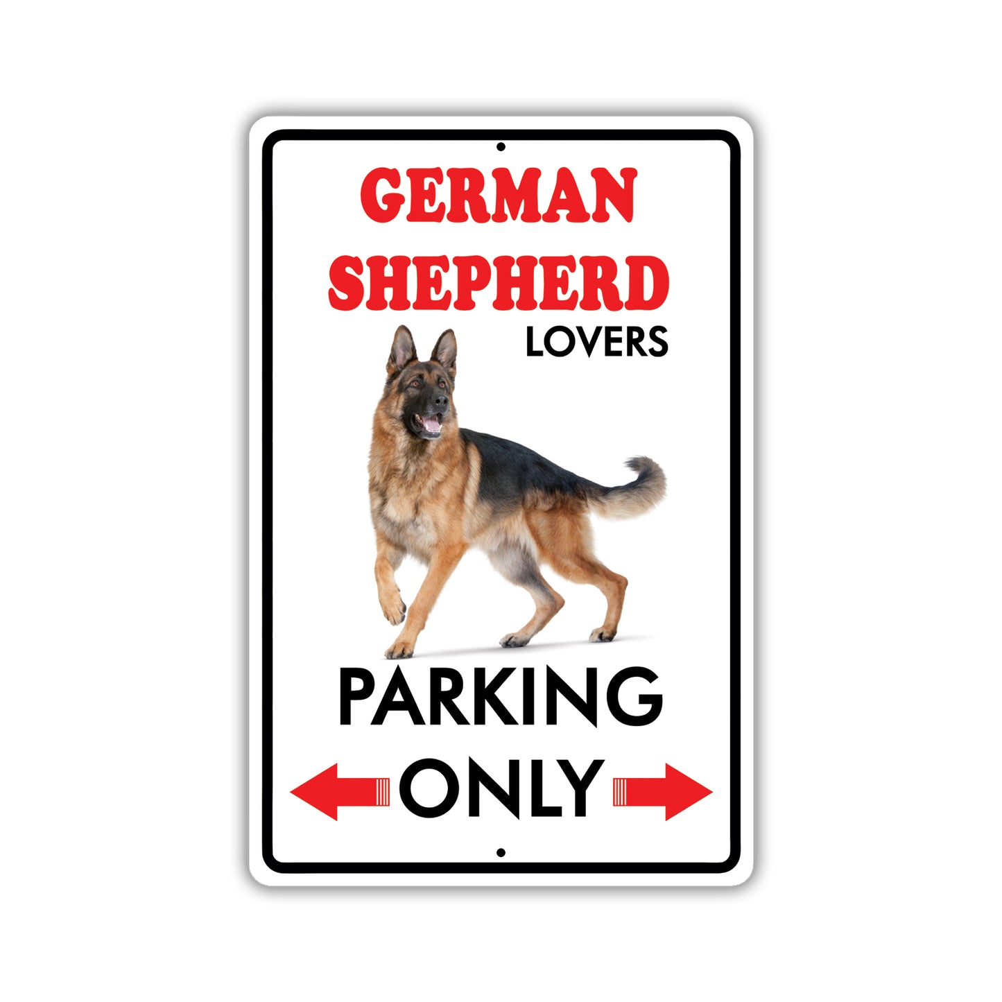Beware! Guard German Shepherd On Duty Dog Sign