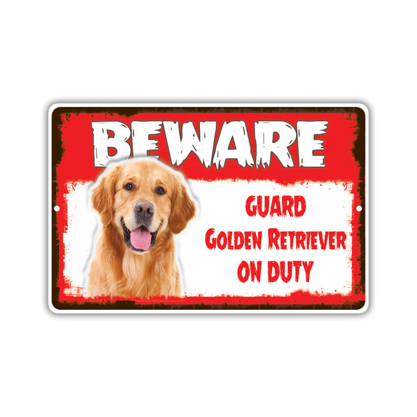 Golden retriever best sale guard dog