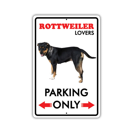 Beware! Guard Rottweiler On Duty Dog Sign