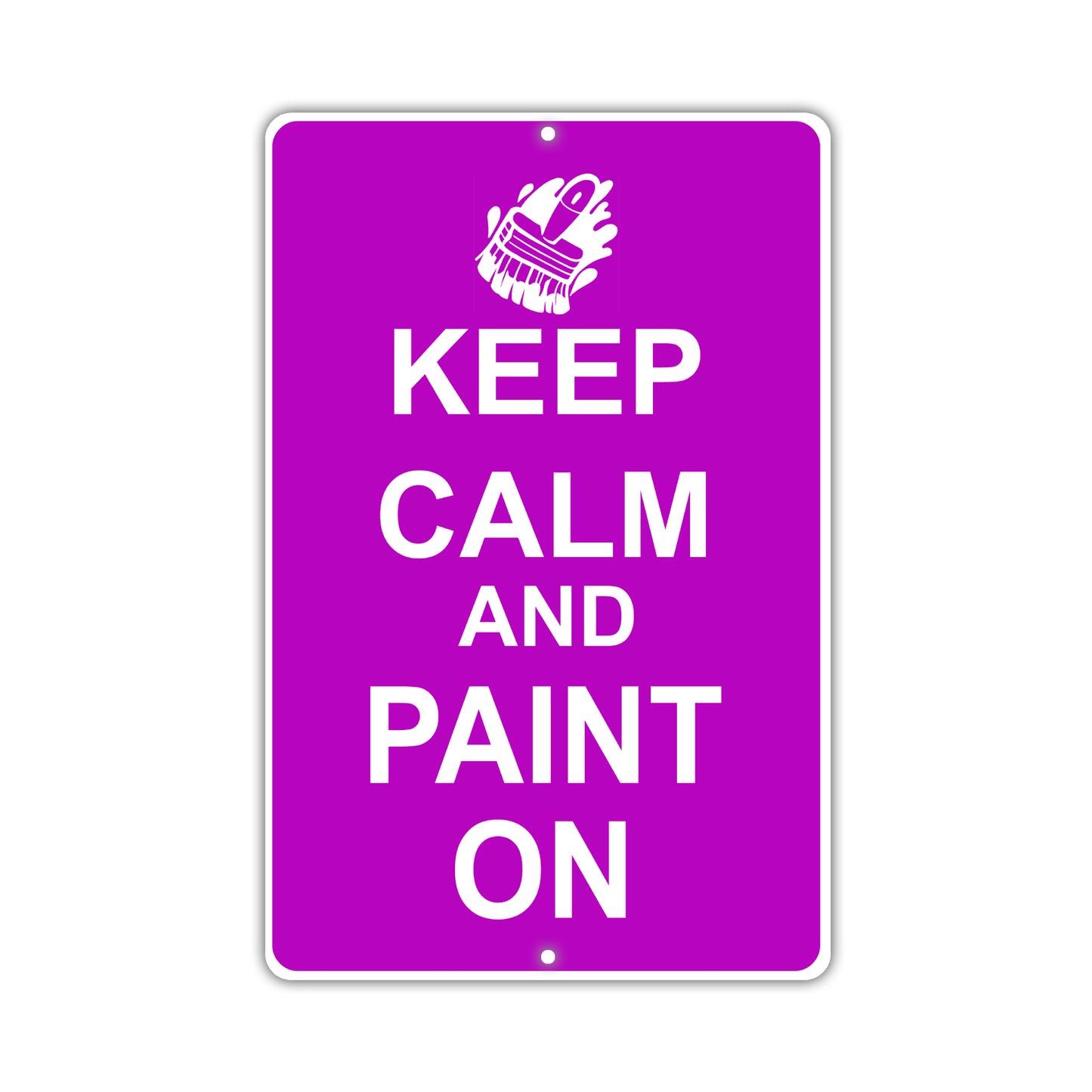 Keep Calm And Point On With Humor Jokes Funny Gags Novelty Caution Alert Warning Aluminum