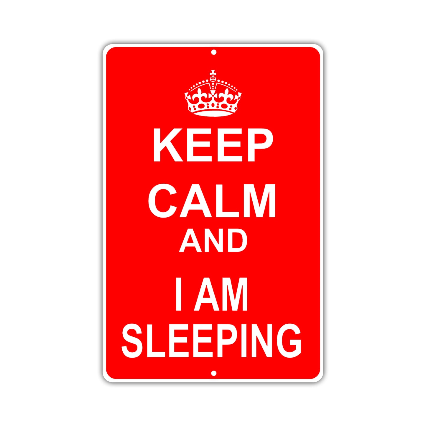 Keep Calm And I Am Sleeping With Humor Jokes Funny Gags Novelty Caution Alert Warning Aluminum Sign