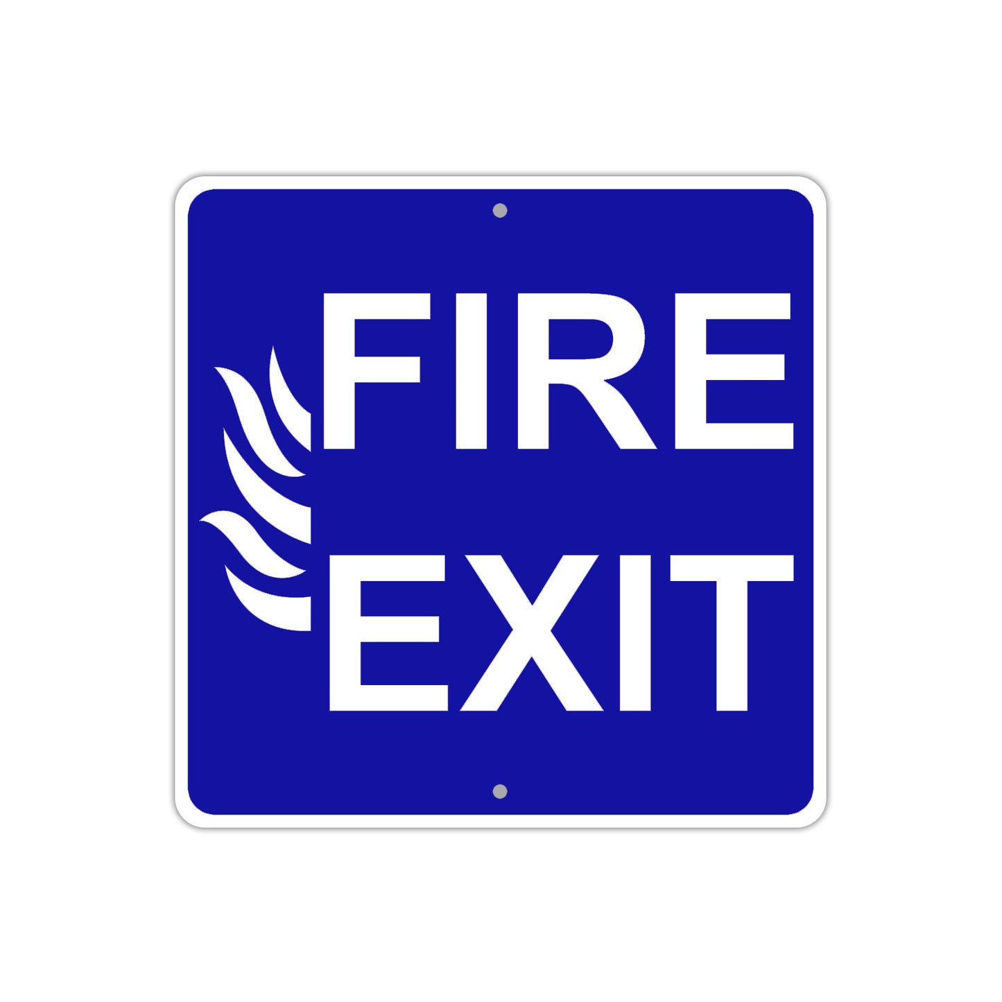 Fire Exit Fire Fighter Emergency Aluminum Metal Sign Plate