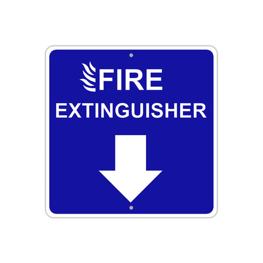 Fire Extinguisher Fire Fighter Emergency Aluminum Metal Sign Plate
