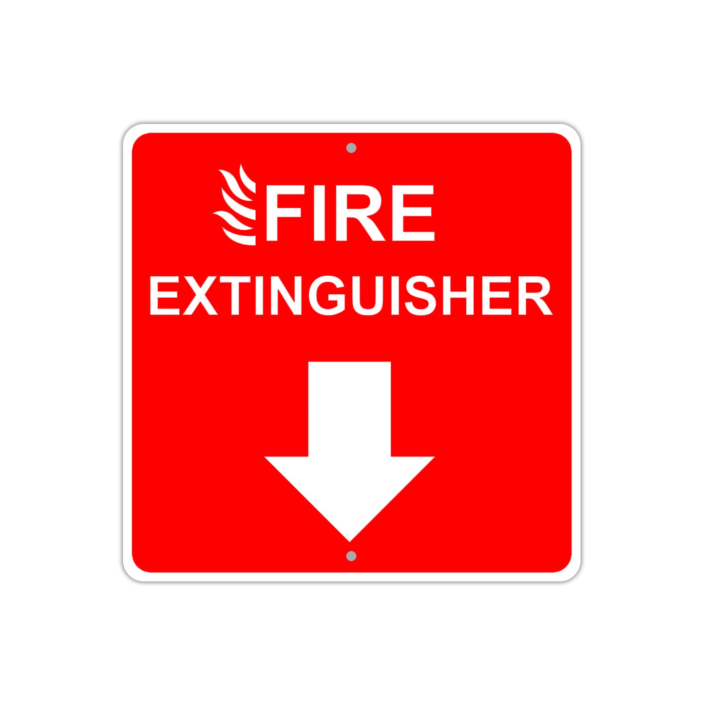Fire Extinguisher Fire Fighter Emergency Aluminum Metal Sign Plate