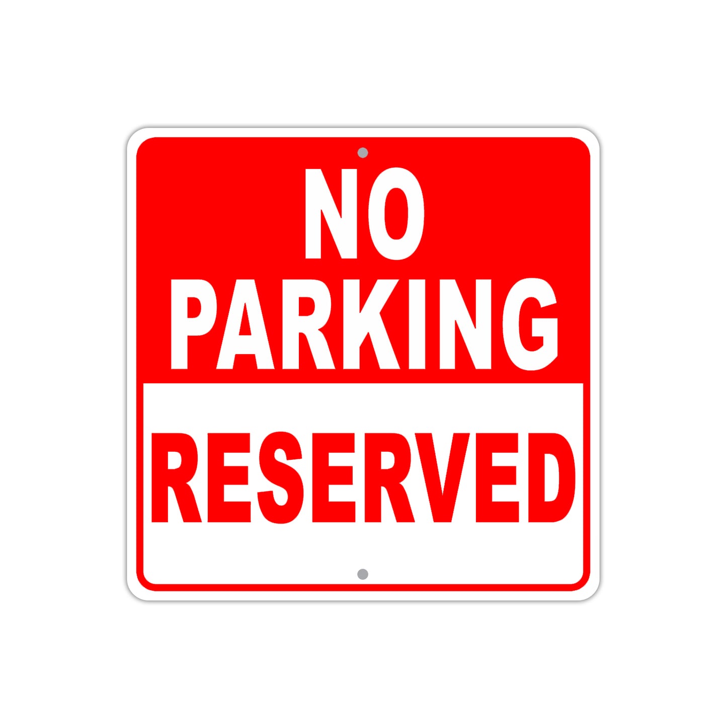 No Parking Car Truck Bus Bike Motorcycle Aluminum Metal Sign Plate