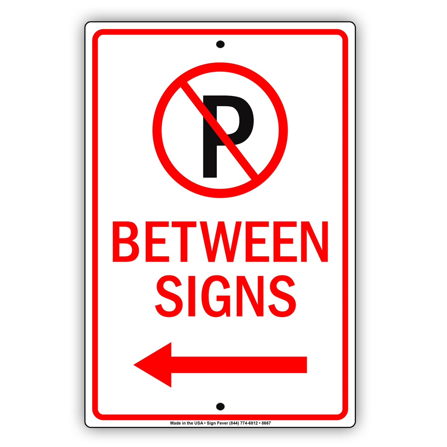 No Parking Between These Signs Restricted Violators Will Be Towed Away Strictly Prohibited Aluminum Metal Sign Plate