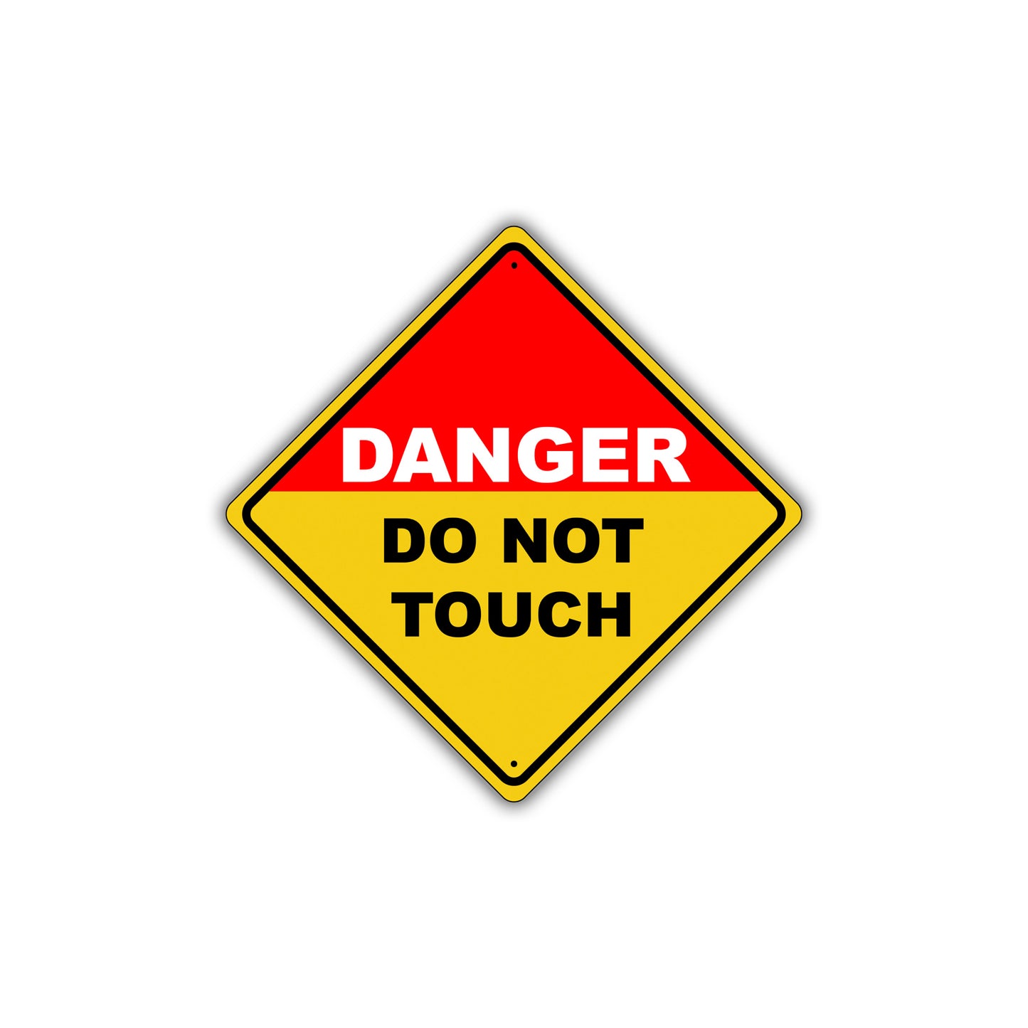 Caution Danger Do Not Touch High Voltage Security Fence Attention Metal Aluminum Novelty Alert Sign