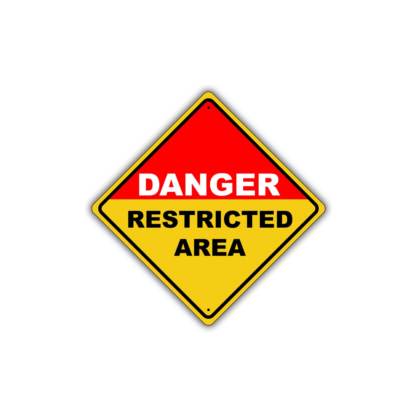 Caution Danger Restricted Area Do Not Enter Osha Metal Alert Aluminum Novelty Notice Sign Plate