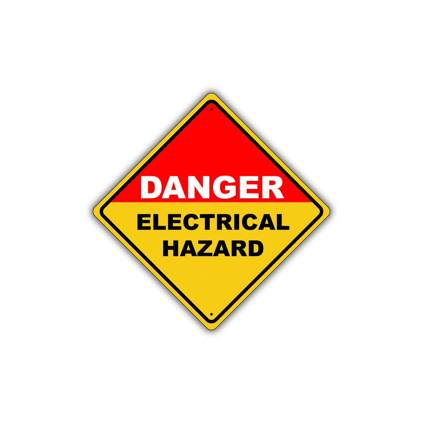Caution Danger Electrical Hazard Do Not Touch Metal Alert Aluminum Novelty Notice Sign Plate