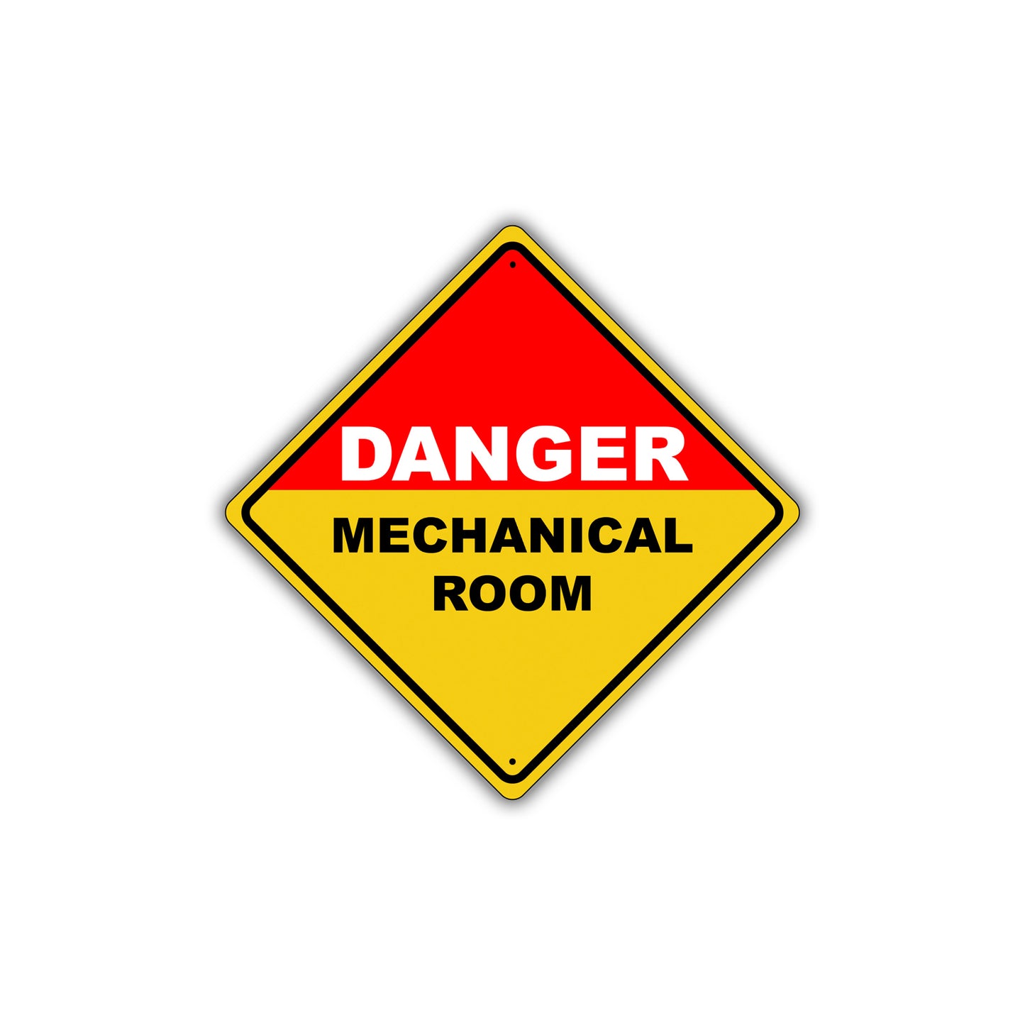 Mechanical Room Unauthorized Personnel Keep Out Osha Metal Alert Aluminum Novelty Notice Sign Plate