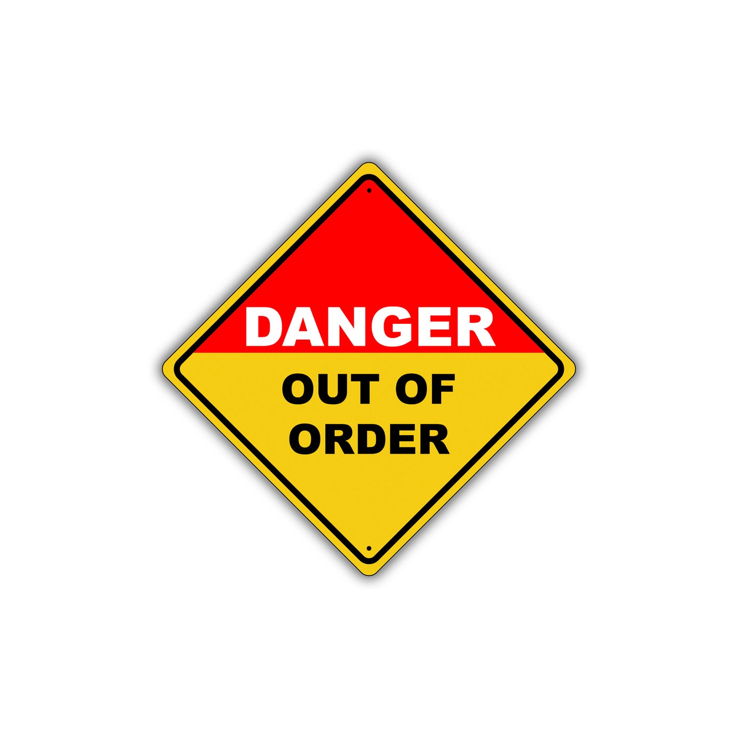 Caution Danger Out of Order Osha Metal Alert Aluminum Novelty Notice Sign Plate